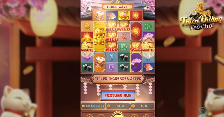 Hình ảnh về trò chơi Lucky Neko