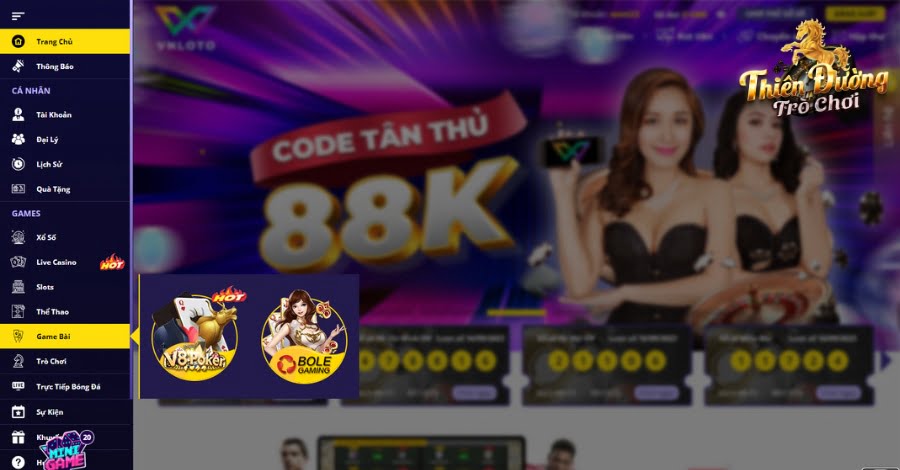 Điểm qua vài nét về mục Game Bài VNLOTO